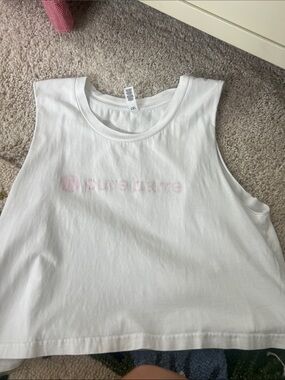 Pure Barre logo crop top medium